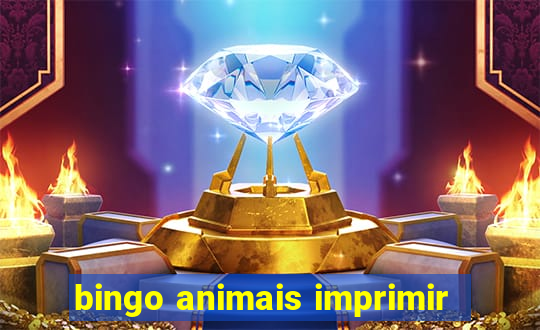 bingo animais imprimir